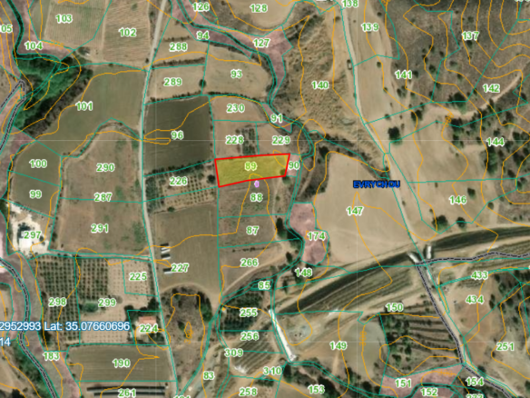 land in Evrychou
