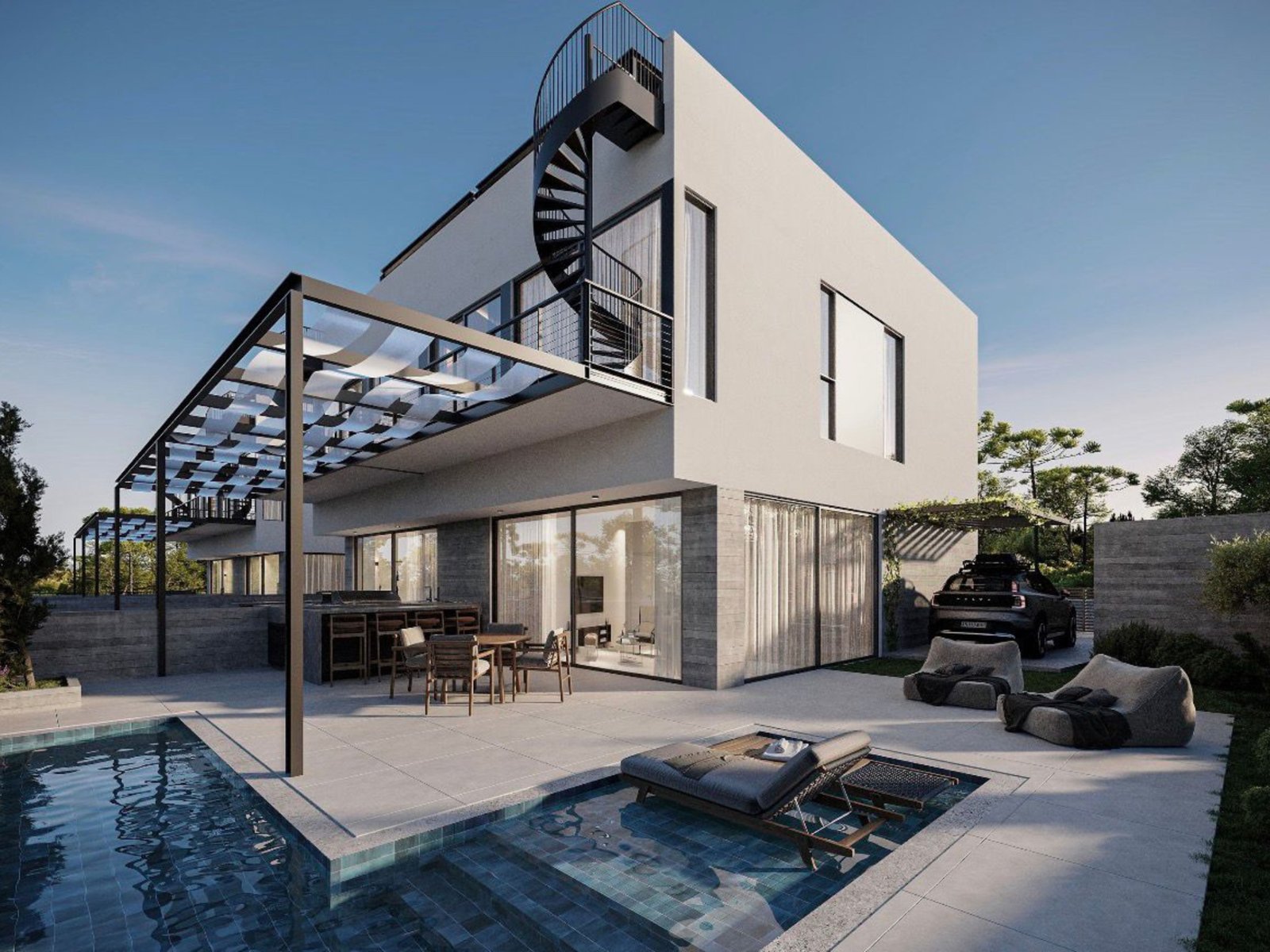 3 bedroom Luxury beach villa with a private pool in kissonerga