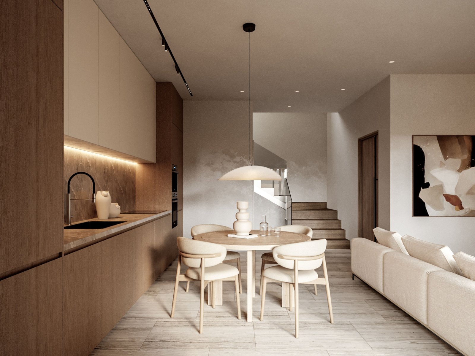 Kitchen in Modern 2 bedroom villa in Geroskipou