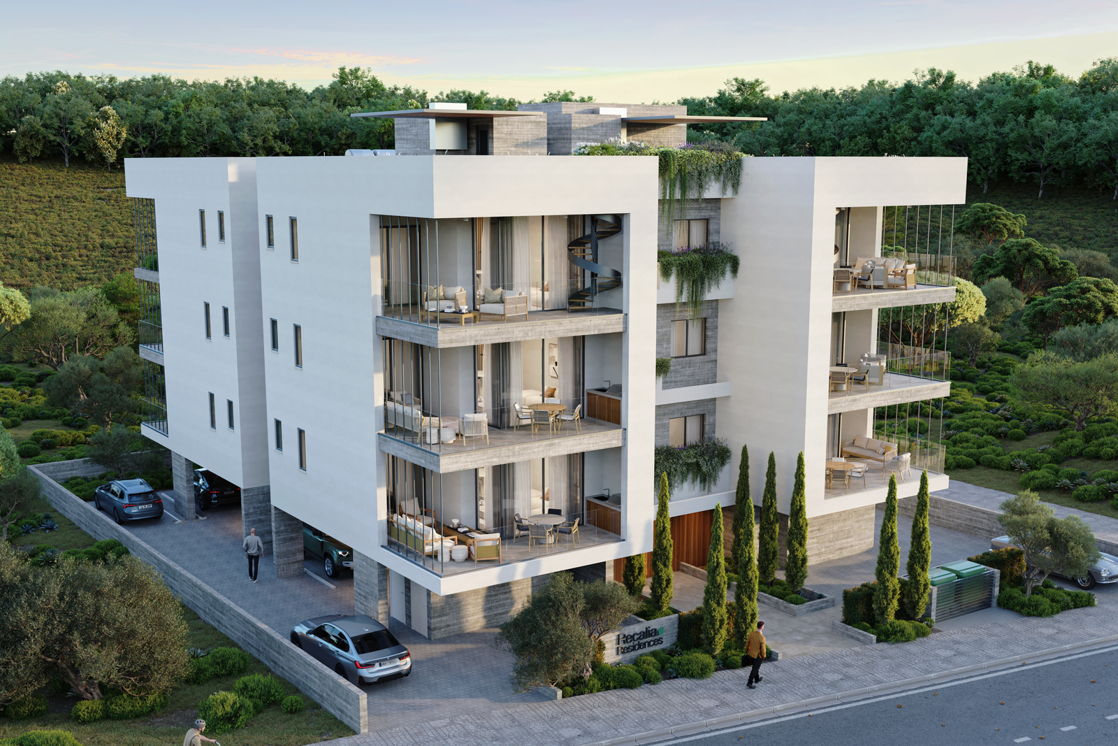 Building of 2 bedroom apartment in geroskipou