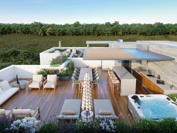 2 Bedroom Penthouse in Geroskipou