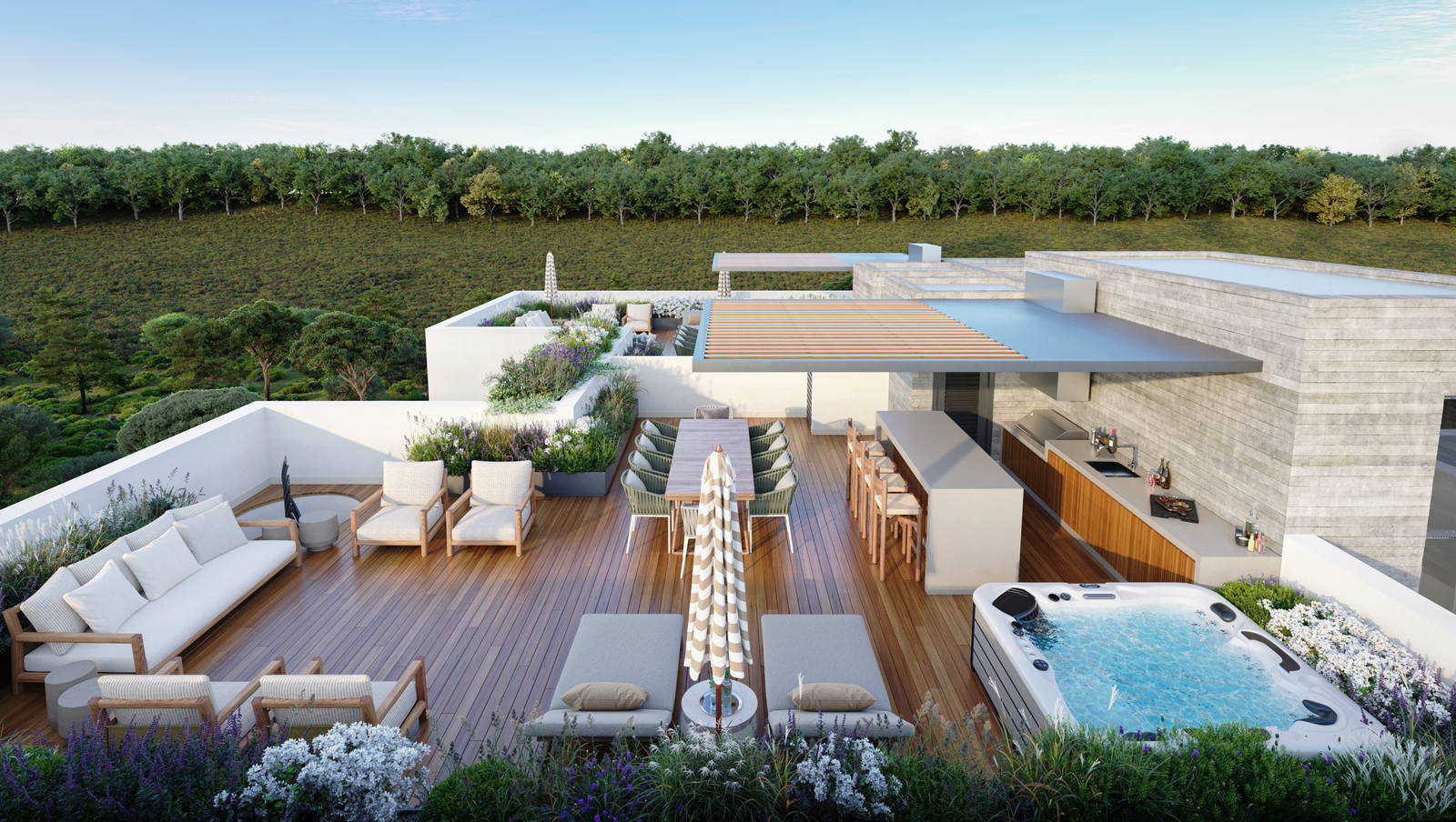2 Bedroom Penthouse in Geroskipou
