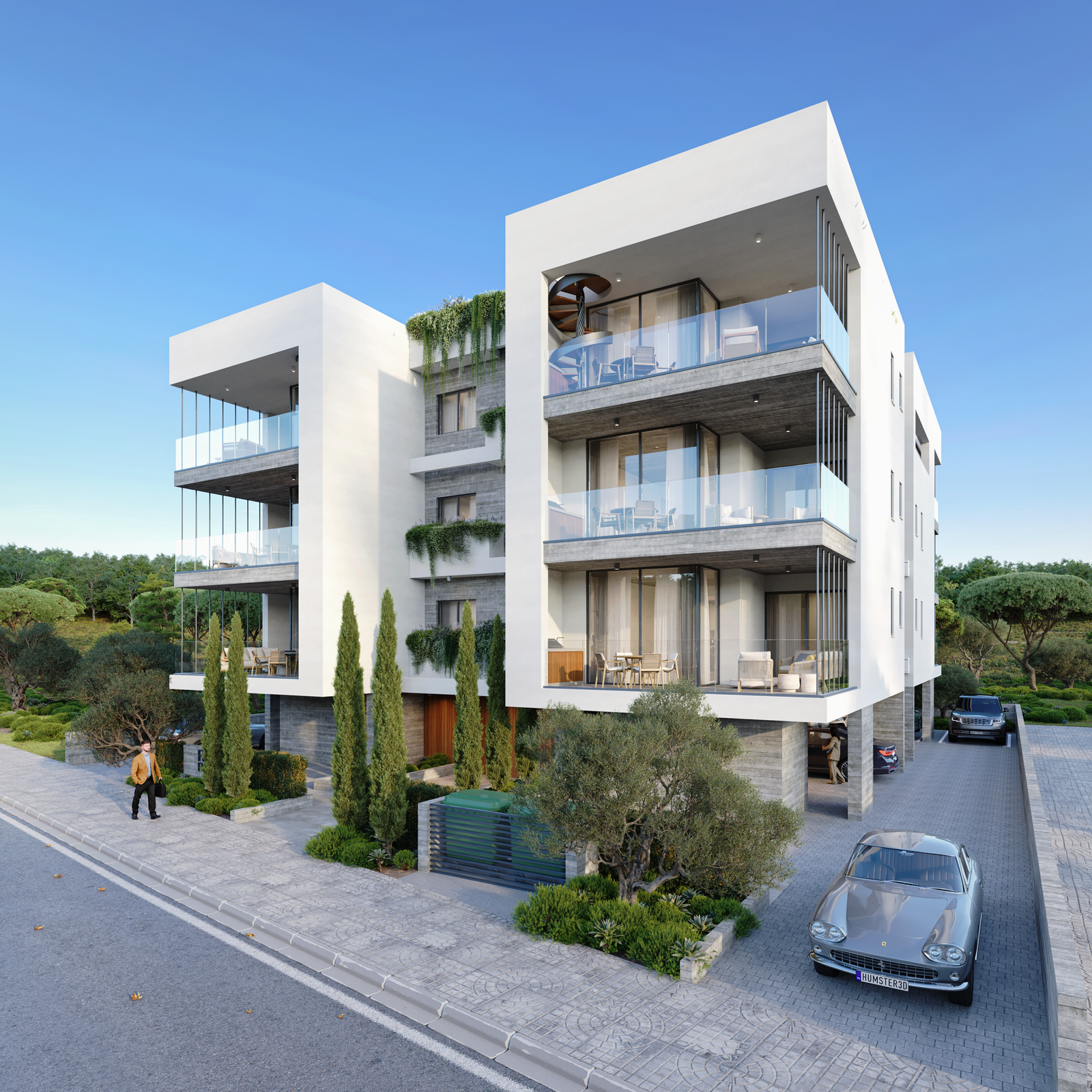 Building of 2 bedroom apartment in geroskipou