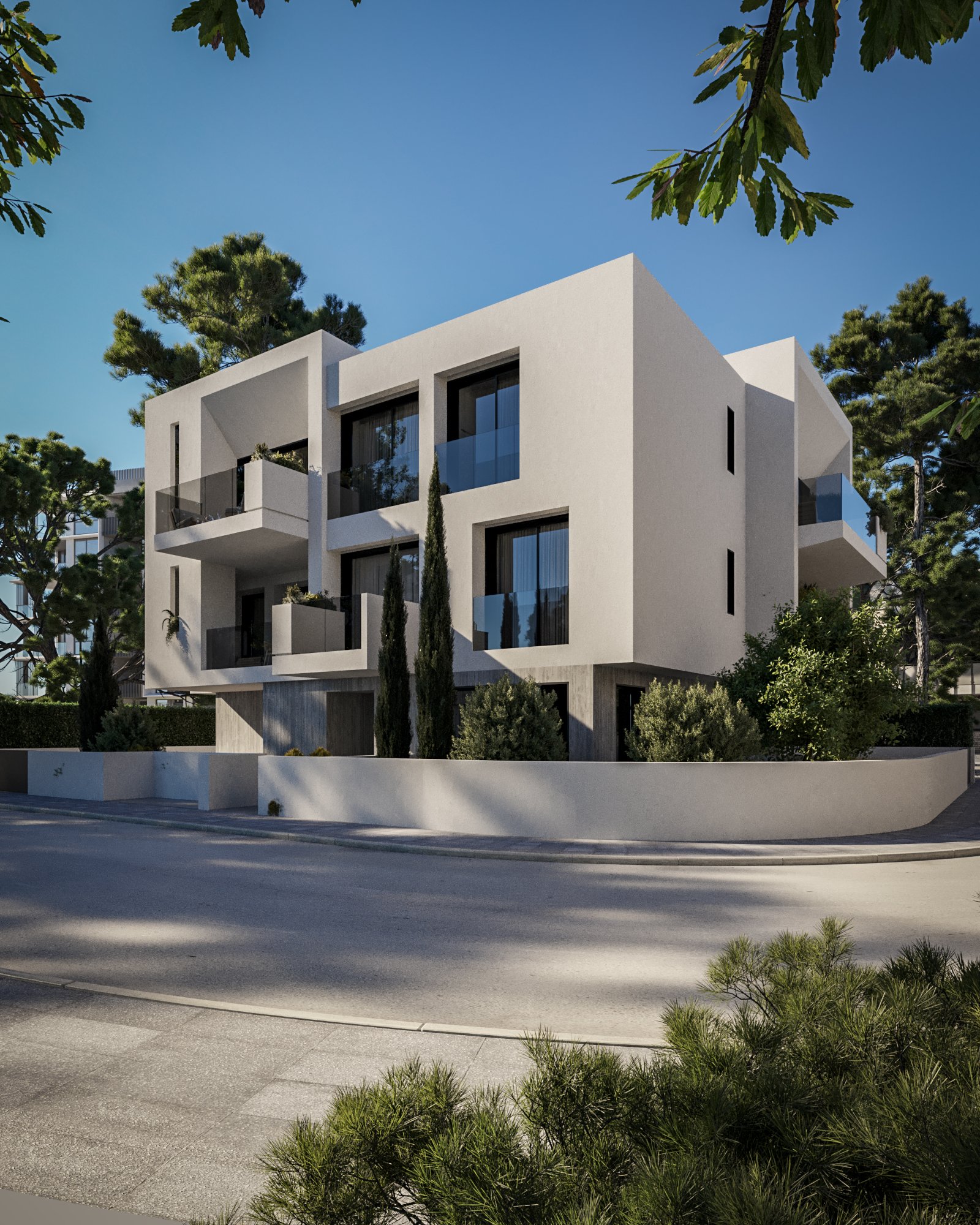 Building of 1 Bedroom Apartment in Kato Paphos