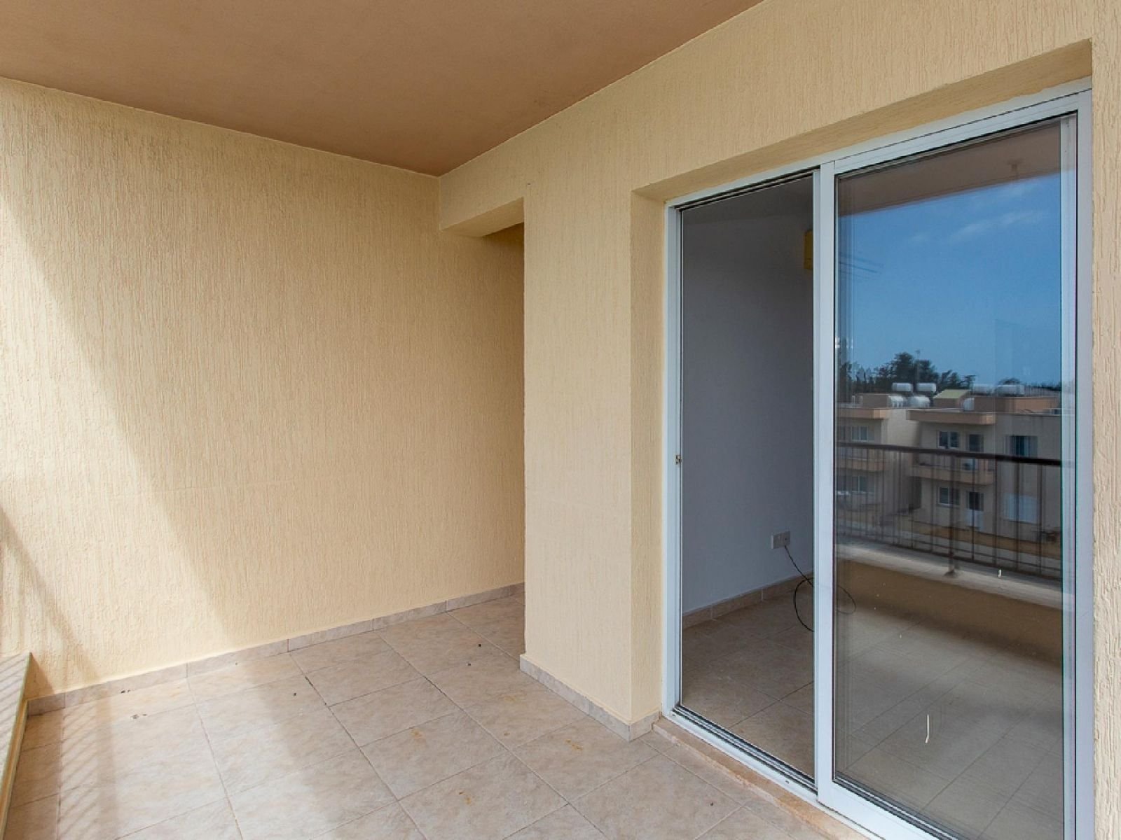 Balcony of 2 bedroom 1 bath in Mandria,paphos