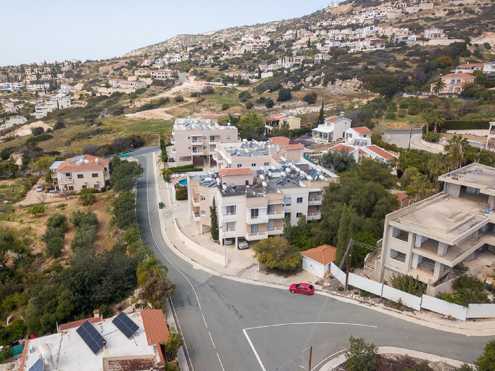 building view of studio in Peyia Paphos
