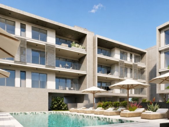 Pool view of 2 bedroom in Anavargos ,paphos
