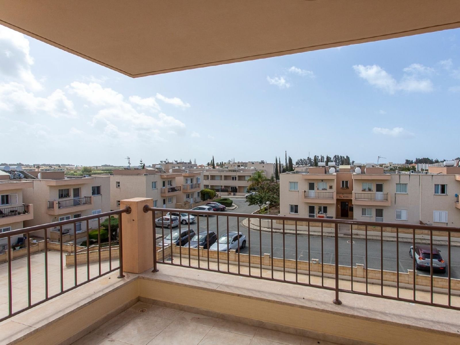 Balcony of 2 bedroom 1 bath in Mandria,paphos
