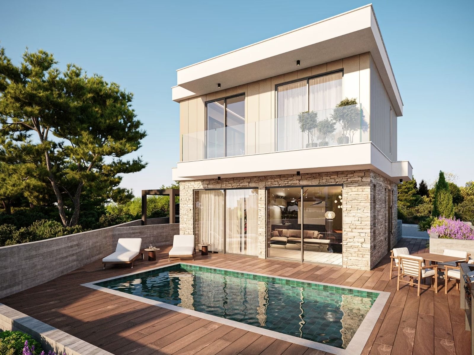 3 Bedroom Villa with a pool in Konia paphos
