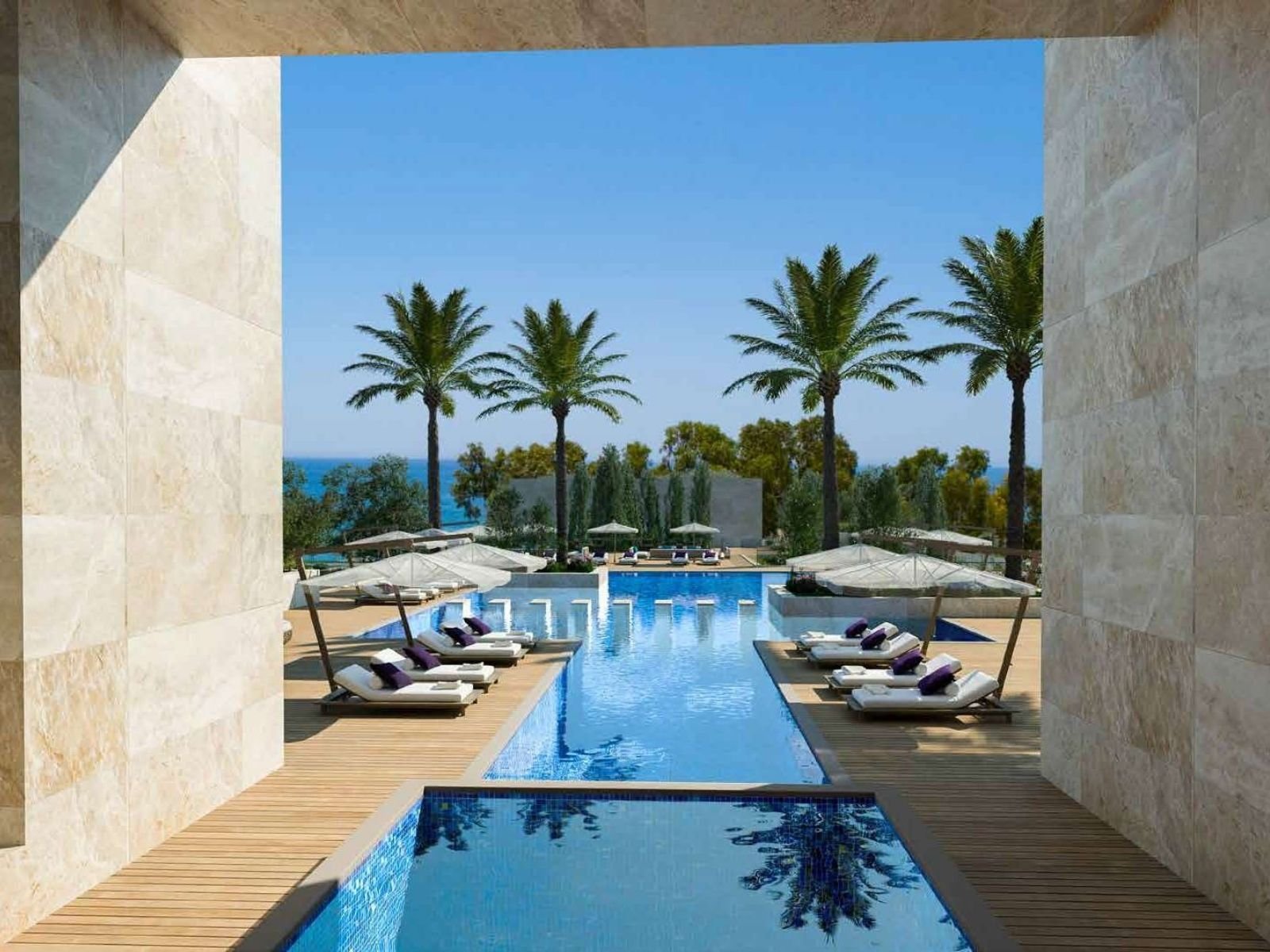 Pool of 1 bedroom Apartment in Ayios Tychonas limassol Pool of 1 bedroom Apartment in Ayios Tychonas limassol