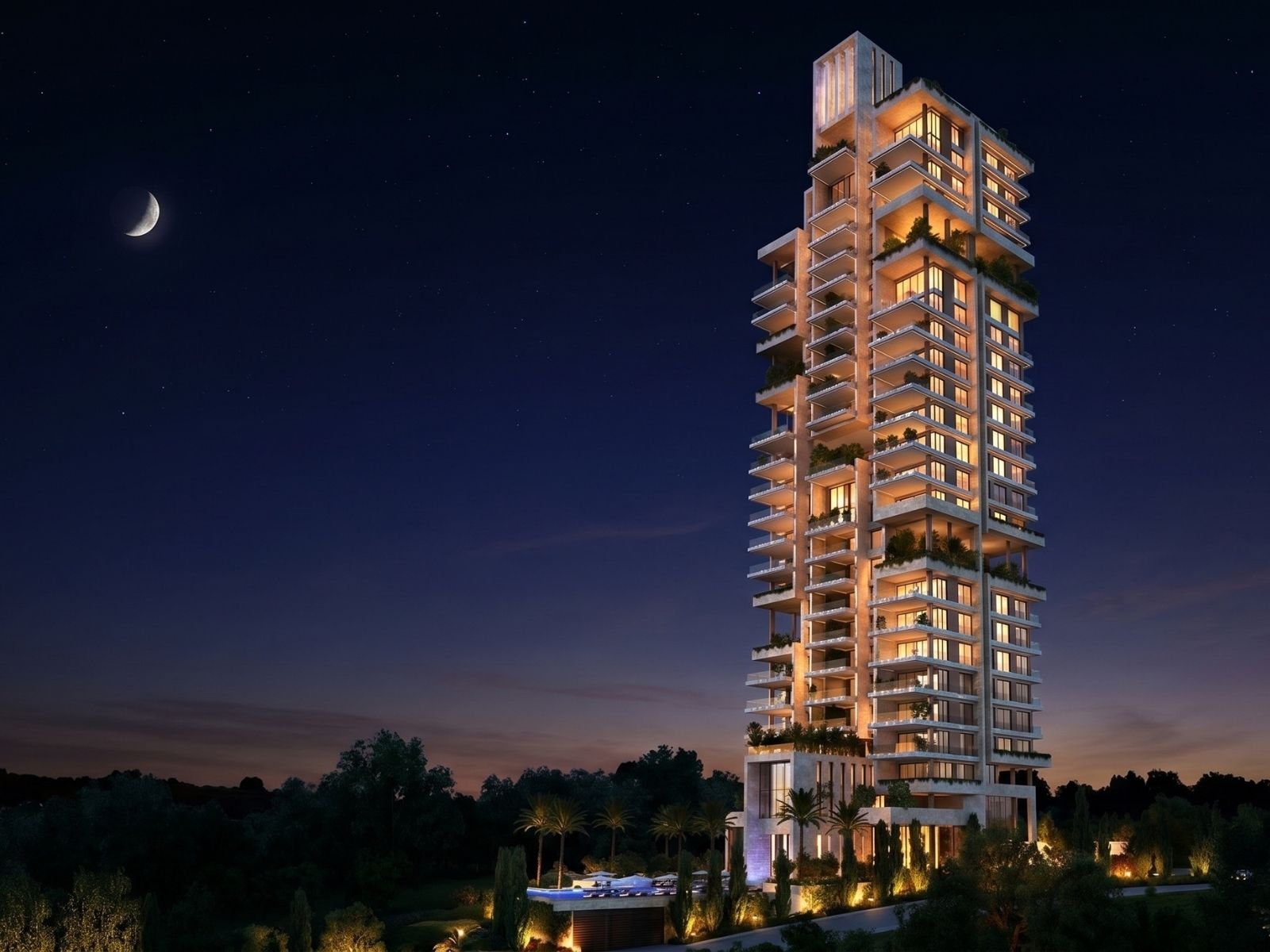 Building of 1 bedroom Apartment in Ayios Tychonas limassol Building of 1 bedroom Apartment in Ayios Tychonas limassol