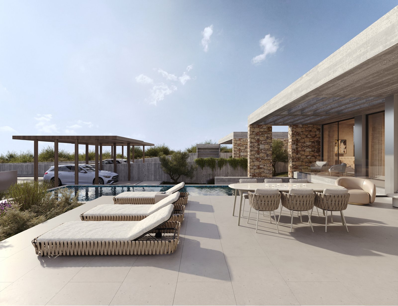Luxury 4 bedroom Villas in st-george Peyia with sea views