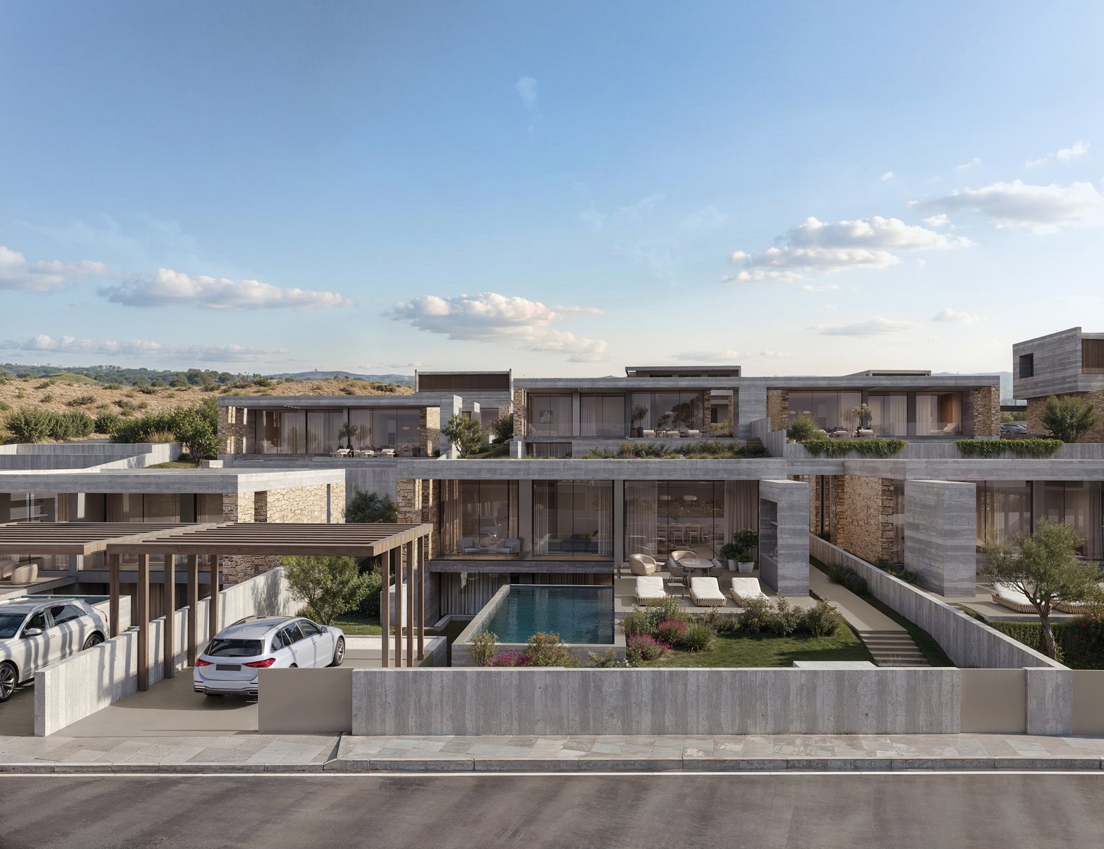 Luxury 4 bedroom Villas in st-george Peyia with sea views