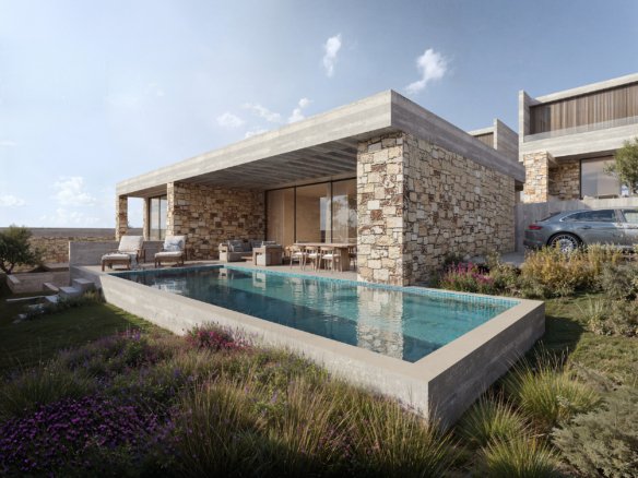 Luxury 4 bedroom Villas in st-george Peyia with sea views
