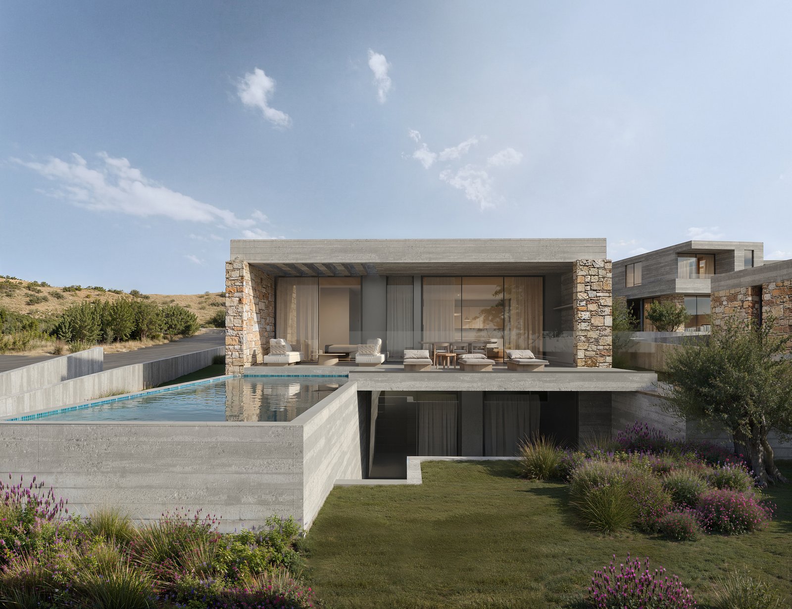 Luxury 4 bedroom Villas in st-george Peyia with sea views