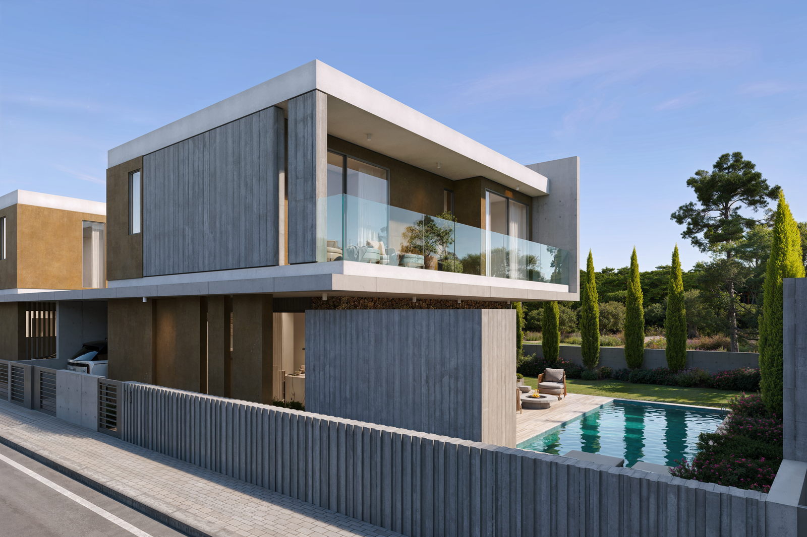 3 Bedroom villa with pool in geroskipou@1.5 3 Bedroom villa with pool in geroskipou