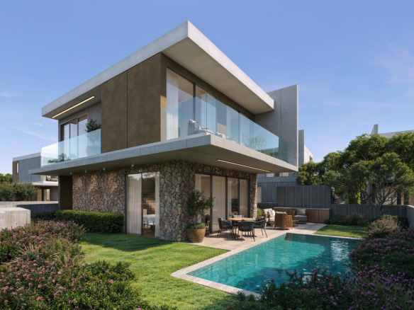 3 Bedroom villa with pool in geroskipou