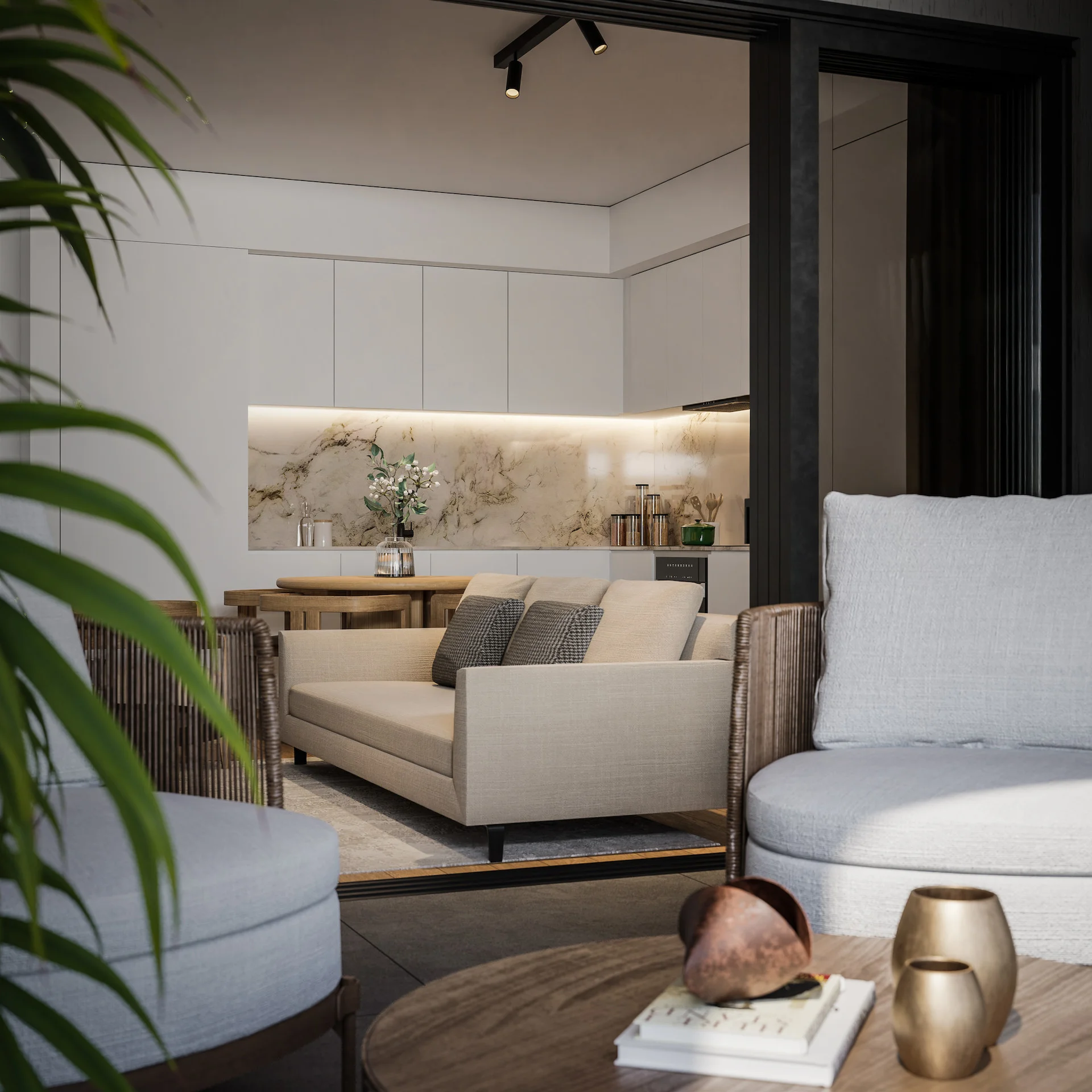 Lounge of 2 bedroom and 2 bathroom apartment in universal paphos Lounge of 2 bedroom and 2 bathroom apartment in universal paphos