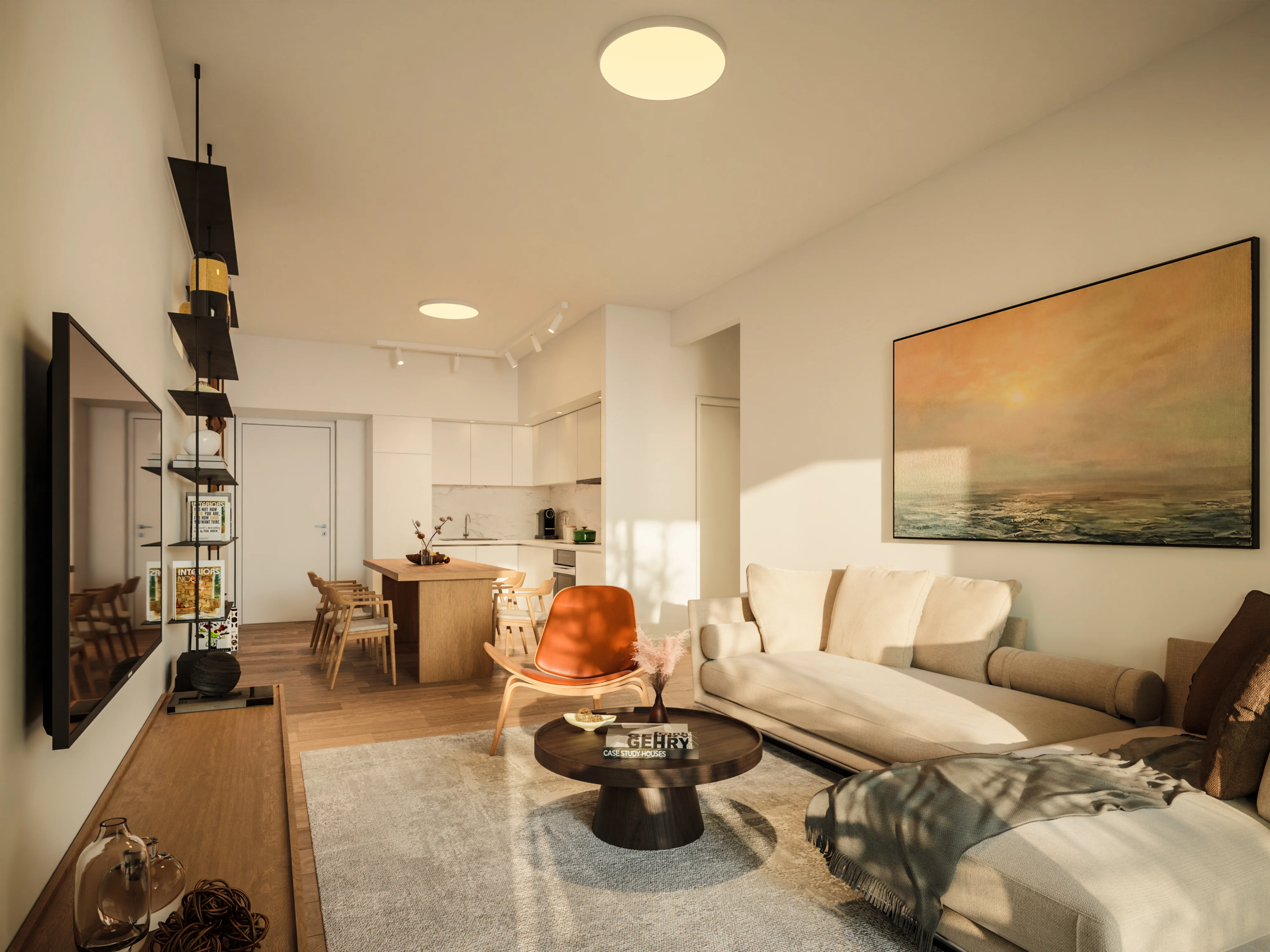 lounge of 1 bedroom apartment in ayios ioannis limassol off plan lounge of 1 bedroom apartment in ayios ioannis limassol off plan