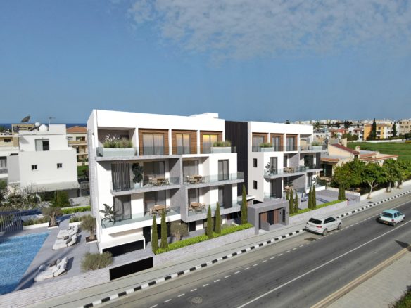building View of 2 bedroom Apartment in tombs of the kings , paphos