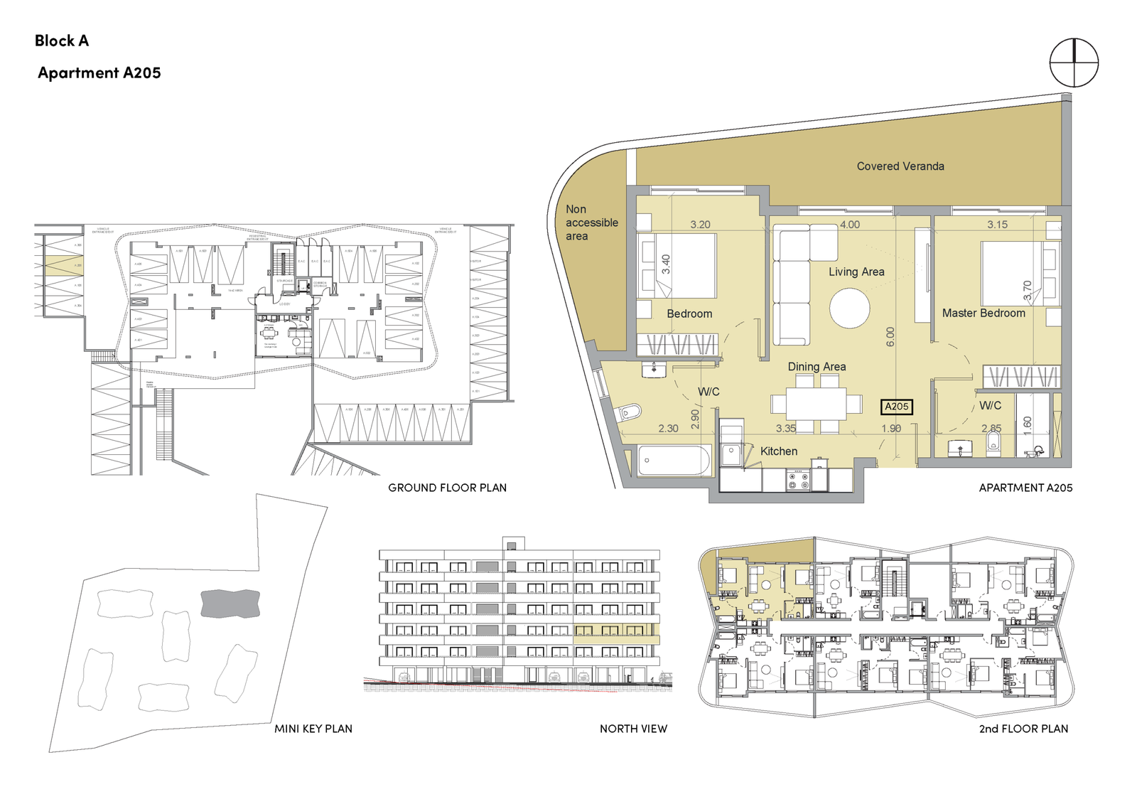 2 Bedroom Apartment – Unit A205