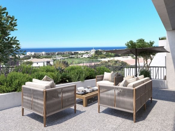 2-3 bedroom Seaview apartments in Kissonerga near the waterfront