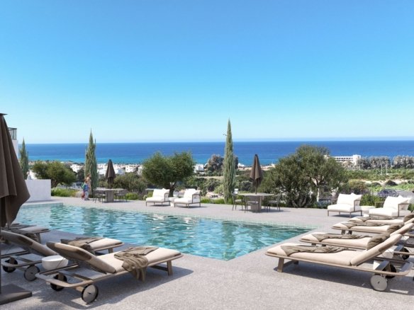 2-3 bedroom Seaview apartments in Kissonerga near the waterfront