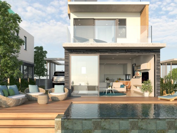 Brand New 3 bedroom villa with a private pool in Anavargos, Paphos