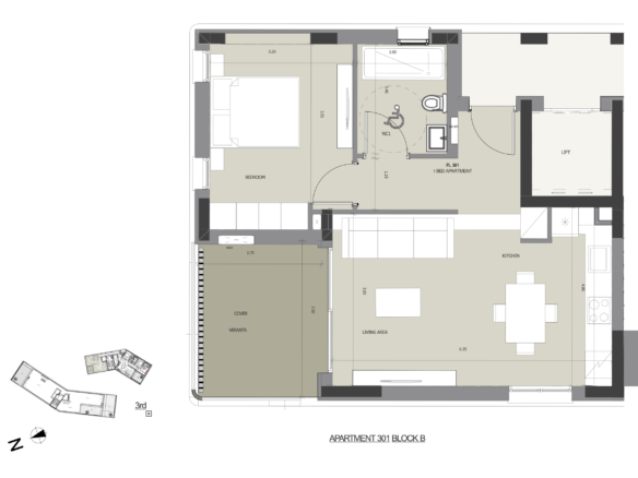 2 Bedroom Penthouse – Unit 301