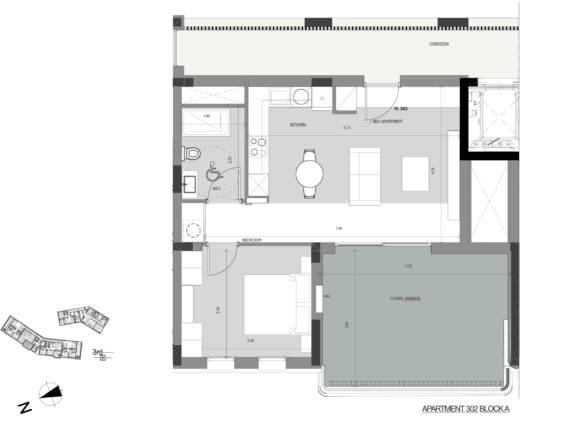 Apartment in Agios Tychonas