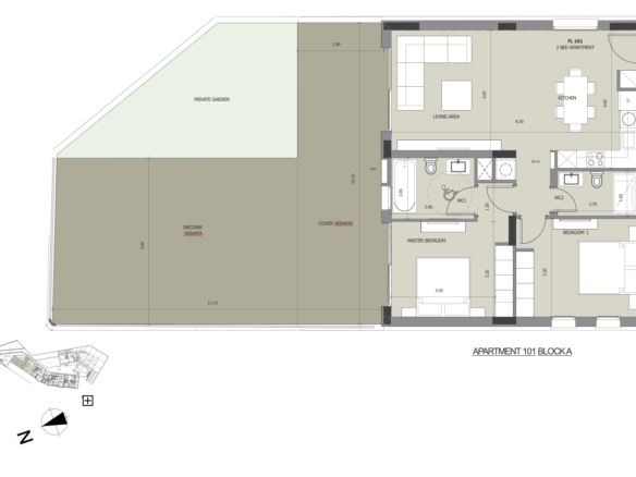 Apartment in Agios Tychonas