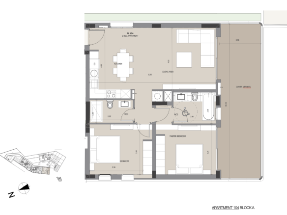Apartment in Agios Tychonas