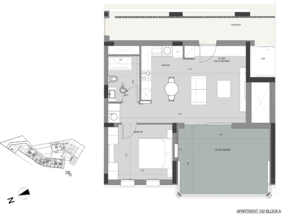 Apartment in Agios Tychonas