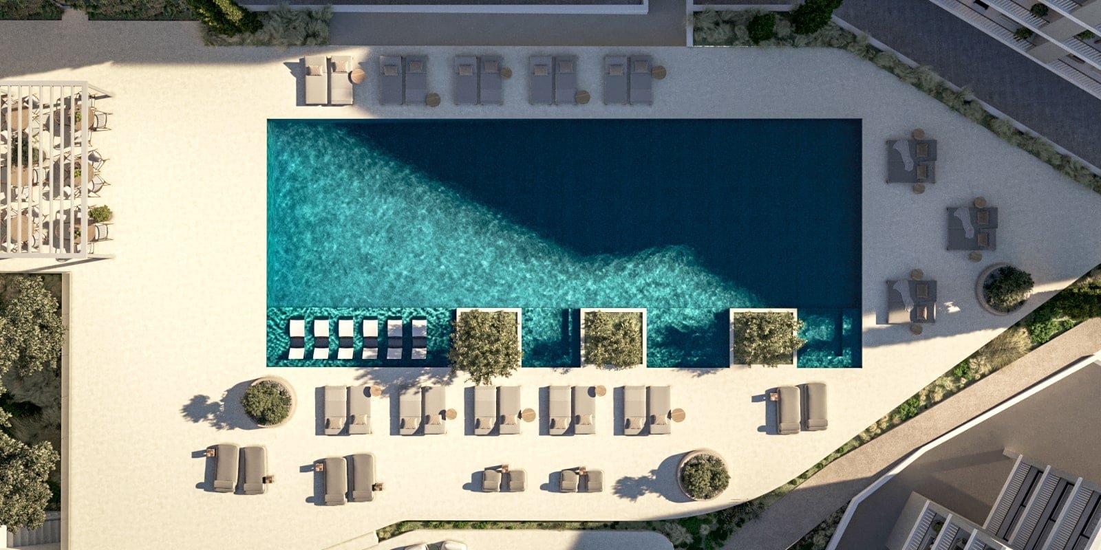 13.-Pool-Top-View-min 3 Bedroom Apartment in Pafos