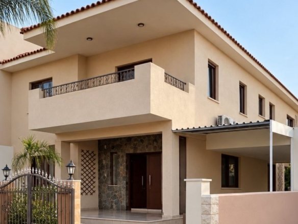 4 Bedroom Semi-detached Villa in Sotiris, Larnaca