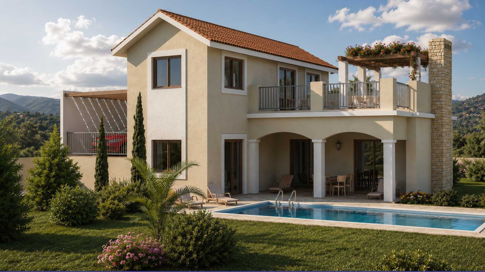 AENEAS-Back-Option-A 3 Bedroom Villa in Limassol