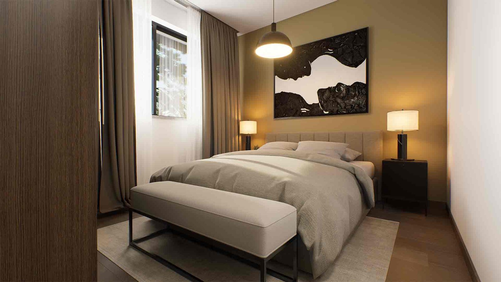 BedRoom-2_3 3 Bedroom Apartment in Polis