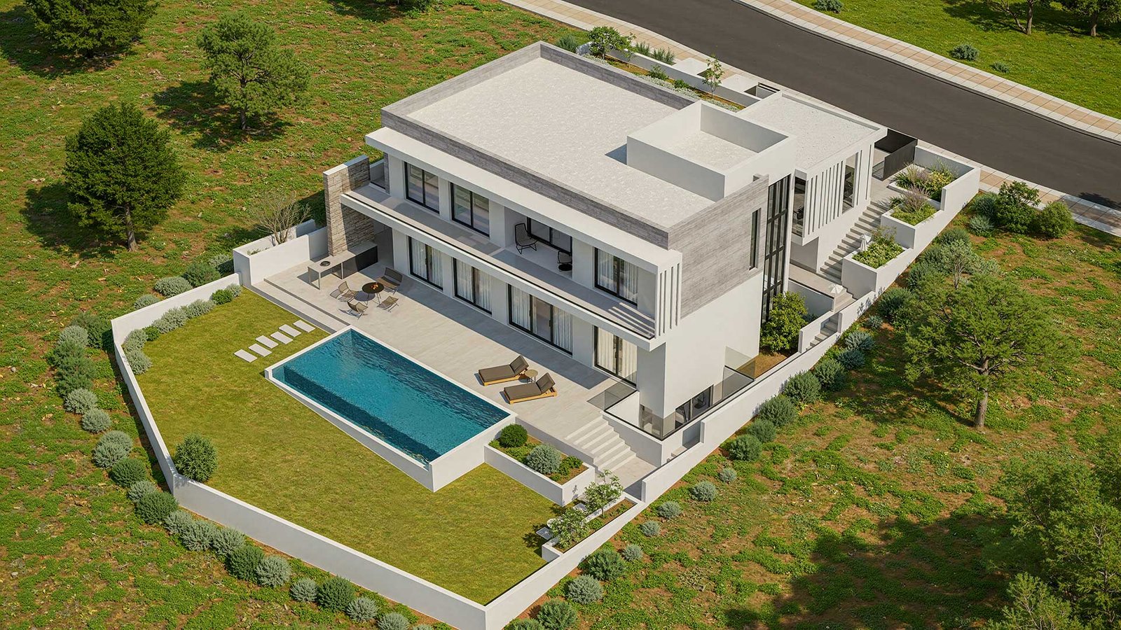Birds-Eye-View 5 Bedroom Villa in Limassol