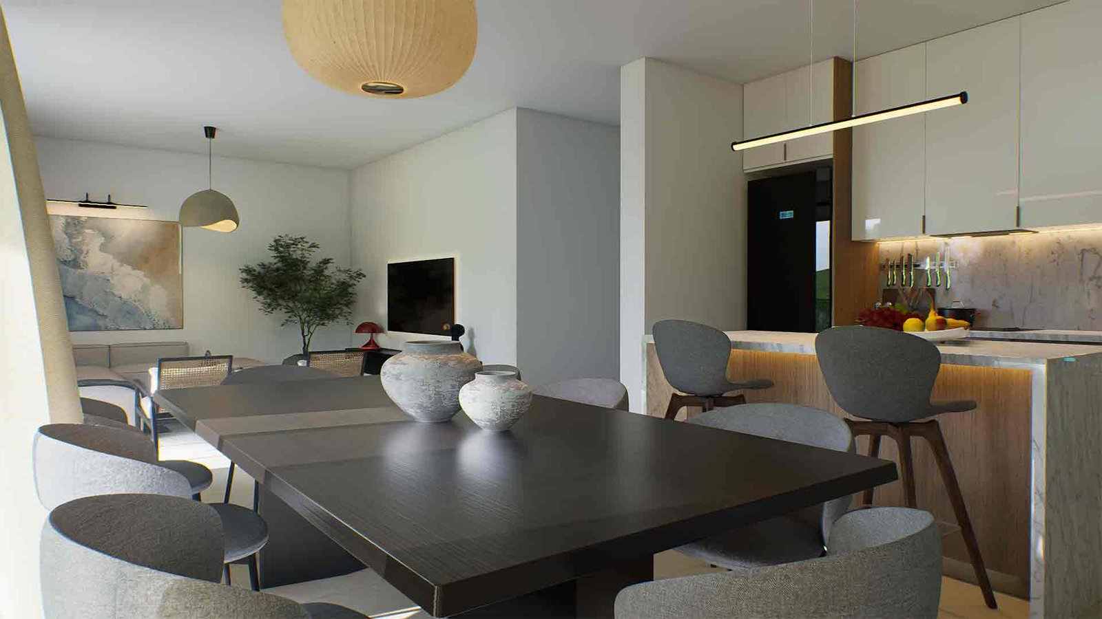 Dining-4_2 3 Bedroom Apartment in Polis