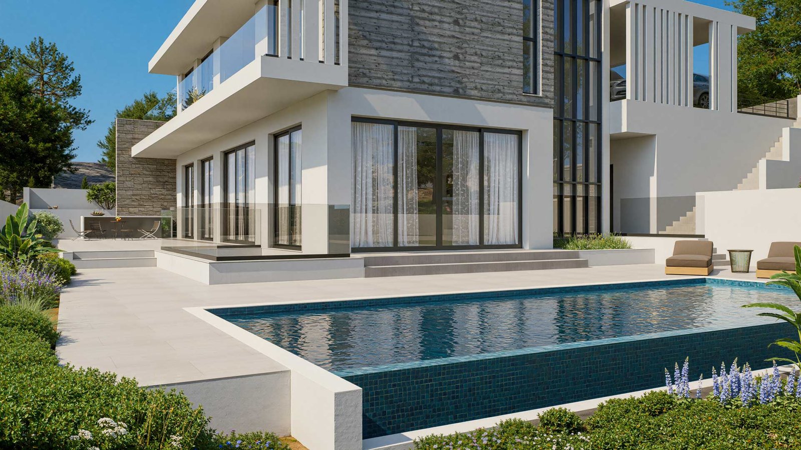 Pool-View-1 5 Bedroom Villa in Limassol