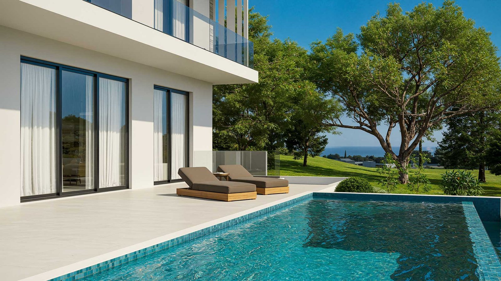 Pool-View-B 5 Bedroom Villa in Limassol