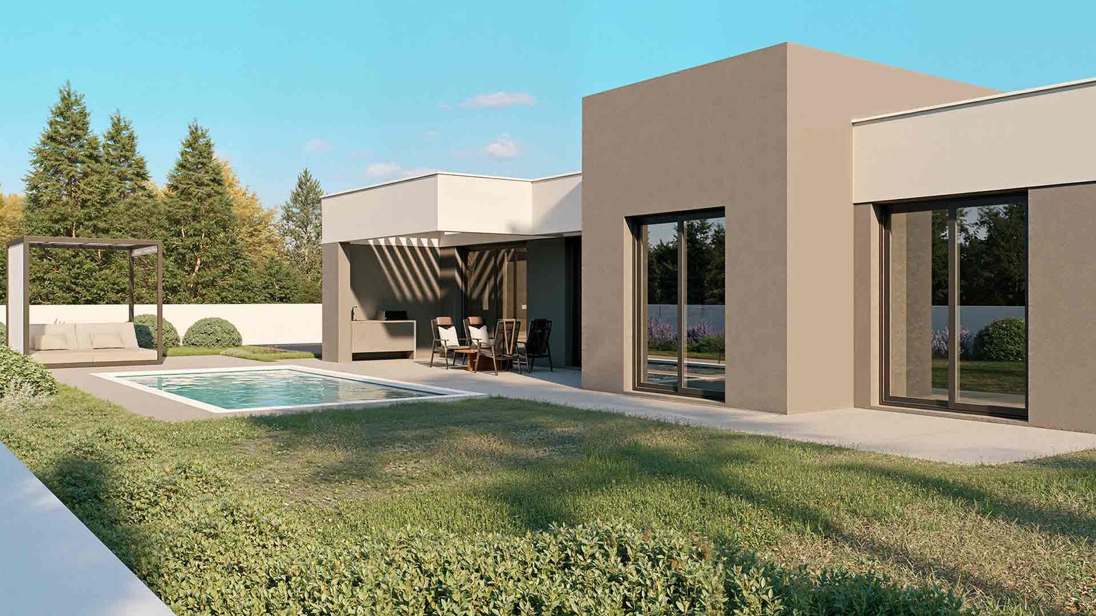 V1-Pool-View 3 Bedroom Villa in Paphos