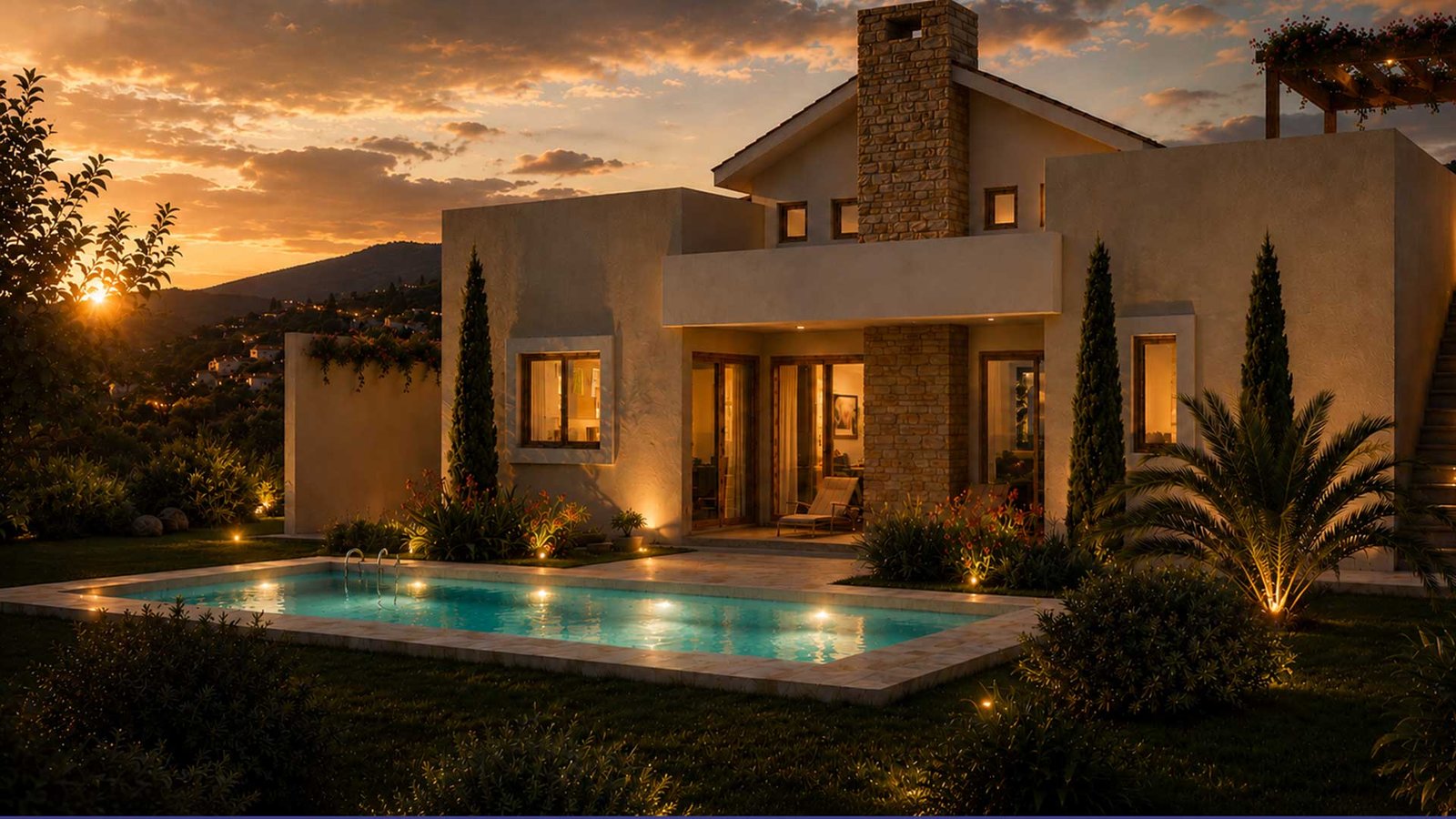VILLA-TYPE-ADONIS-VILLA-Back-C 3 Bedroom Villa in Limassol